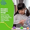 Modeling Clay for Kids - 12 Super Soft & 100% Natural Kids Modeling Clay Doughs Made from Wheat Flour - 100g Per Can of Reusable & Vibrant Kids Clay Modeling Kit for Ages 3+ by Marie’s Kids