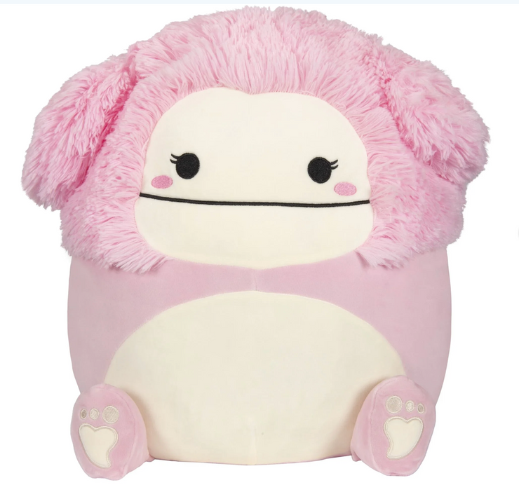 Squishmallows Original 16 inch Brina the Pink Bigfoot - Child's Ultra Soft Plush Toy