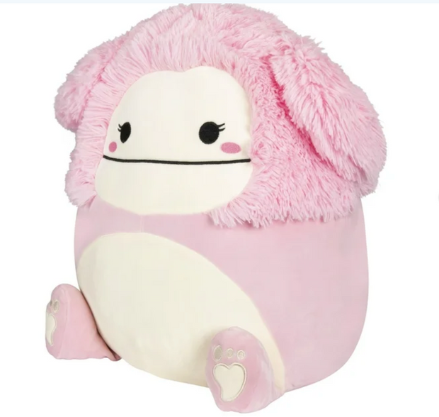 Squishmallows Original 16 inch Brina the Pink Bigfoot - Child's Ultra Soft Plush Toy