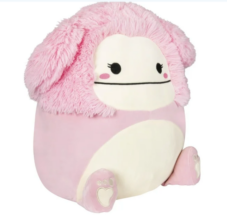 Squishmallows Original 16 inch Brina the Pink Bigfoot - Child's Ultra Soft Plush Toy