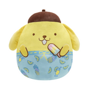 Squishmallows Child's 10 inch Sanrio Ocean Party Series Yellow Plush Pompompurin Beach)