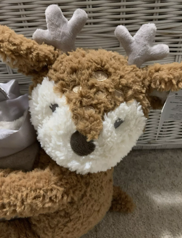 Plush Deer with Blanket