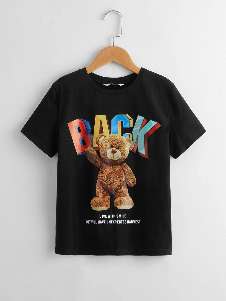 Boys Bear T-Shirt , Motivation Words