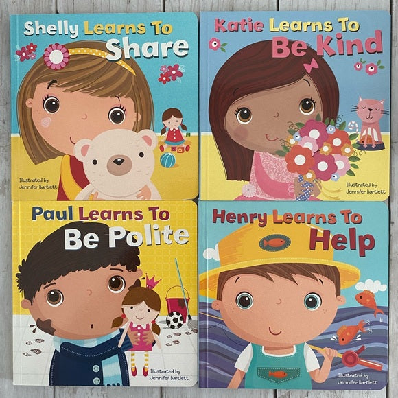Kids Books Hard Covers | Very Cute Stories | 4 small books for kids freeshipping - Marie's Kids